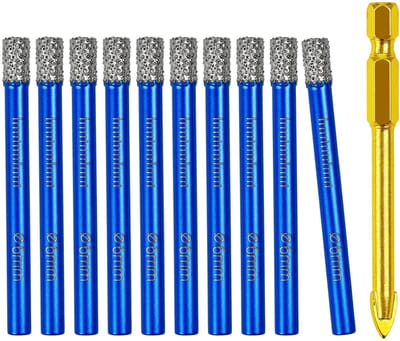 Diamant Boor Set - Tegel Boren - Hard Materiaal Boren - Geïntegreerde Koelwas - 6 mm