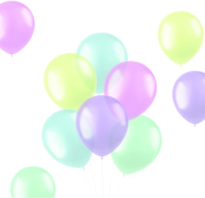 Ballonnen Translucent Pastels 33cm - 100 stuks