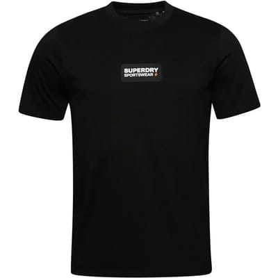 Superdry Code Tech Graphic Loose T-shirt Met Korte Mouwen Zwart L Man