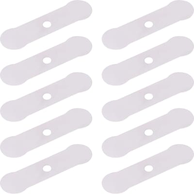 10 Stuks Klepplaat Luchtcompressor Stille Olievrije Machine Aluminium Accessoires Vervanging(Lange klep