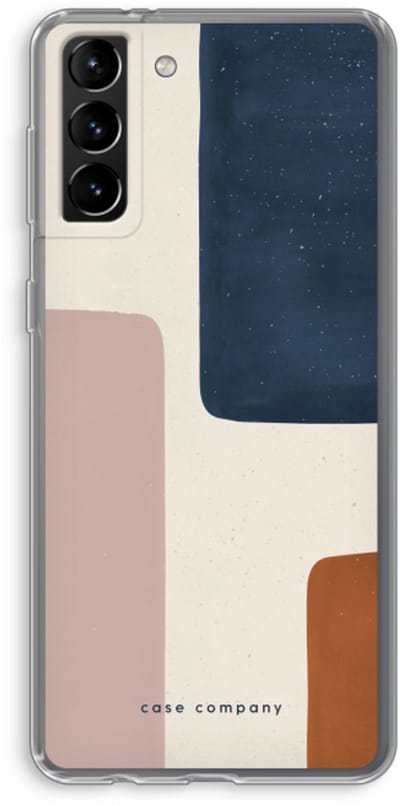 Hoesje geschikt voor Samsung Galaxy S21 Plus hoesje - Geo #5 - Soft Cover Telefoonhoesje - Bescherming aan alle Kanten en Schermrand