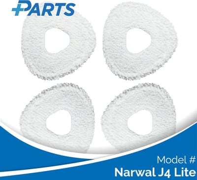 Narwal J4 Lite Dweilpads (4 Stuks, Plus.Parts® alternatief voor CP-PJ-A00087-00-00)