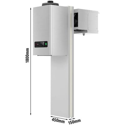 GGM Gastro Edelstahl Wand-Tiefkühlaggregat - maximal für 5 m³ Zilver
