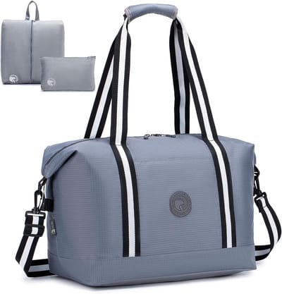 30L Reistas Handbagage Sporttas Waterproof Weekendtas Lichtgewicht Duffle Bag met Toilettas en Schoenentas voor Dames en Heren