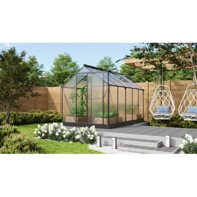 Vitavia Tuinkas Triton 6200 - Polycarbonaat 6mm - Zwart - 198x317x208cm