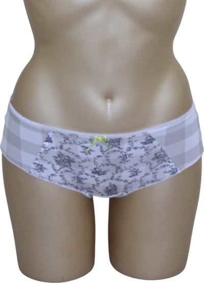Freya - Adele - short - grijs/wit geblokt - maat S / 36