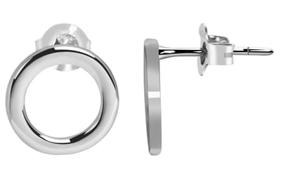 AKZENT Akzent damesoorbel "Charlotte" van 925 Sterlingzilver, gerhodineerd, duurzaam