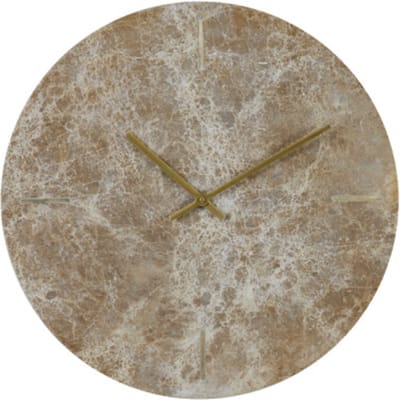 Light & Living Klok Moreno - Bruin - Ø43cm - Wandklok Modern