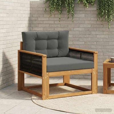 vidaXL - Buiten - Midden - Sofa - Naturel