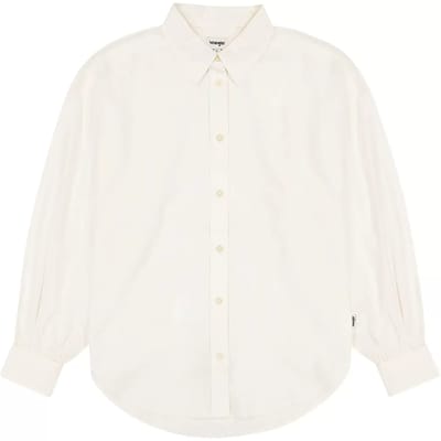 Wrangler Cool Girl Overhemd Met Lange Mouwen Wit M Vrouw