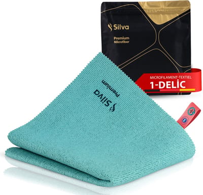 Silva Microvezeldoekjes - Schoonmaakdoekjes 38x35 - Vaatdoek - Groen