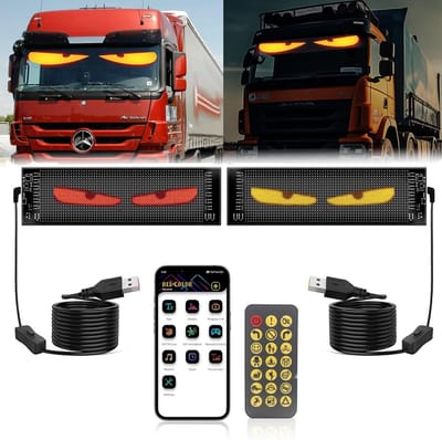 Programmeerbaar LED Display Bord voor Auto en Vrachtwagen met App en Afstandsbediening