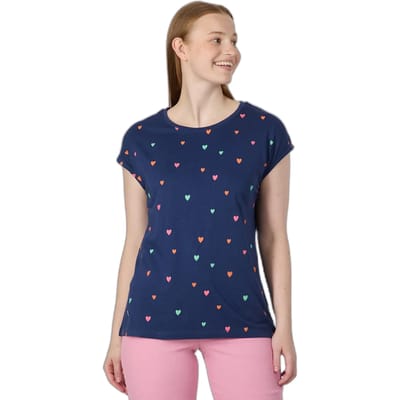 Dames-T-shirt met opdruk Ragwear Diona