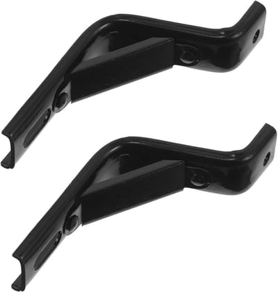 Kinderfiets Stabilisator - Hulpwielhouder Zijwieltjes - Kinderen Leren Fietsen - Verstelbare Hoogte - 22.40X10.80X3.10CM - Zwart