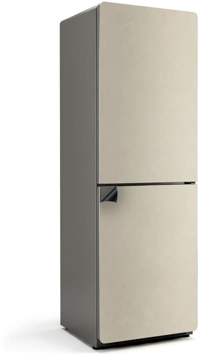 Wallfluent Magnetische Koelkastmat - Beige Koelkast Magneet Sticker - 60 cm x 180 cm - Beige Magnetische Koelkastmat - Magneetfolie Koelkast - Magnetische Koelkastbekleding - Herbruikbare Magneetmat Koelkast