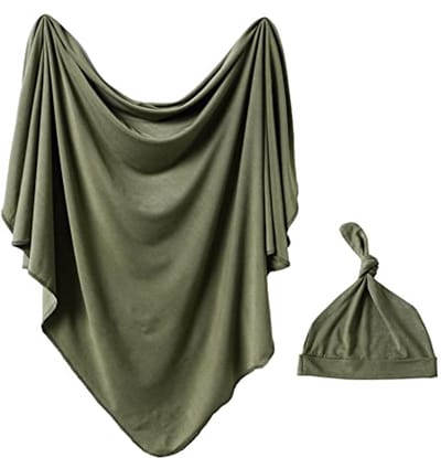 Inbakerdeken met Hoed Set voor Pasgeborenen – 114x114cm – Perfecte Babycadeau