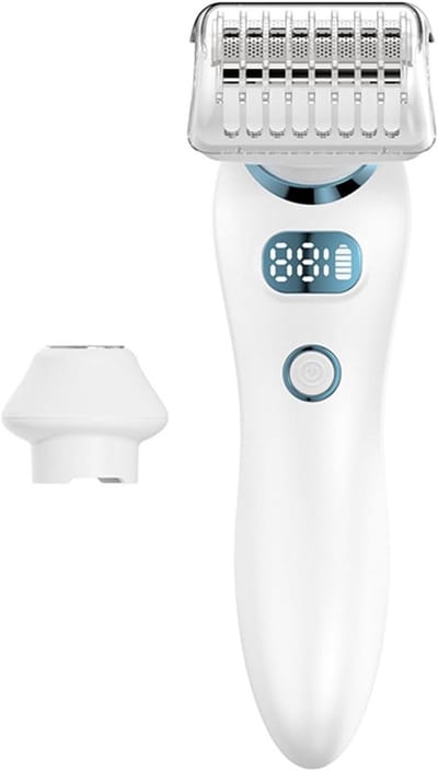 Epilator Scheerapparaat - Ontharingsapparaat Dames - Pijnloos Ontharen - 2-in-1 Functie - USB-C Oplaadbaar - Wit