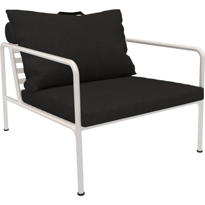HOUE AVON Loungestoel Muted White - Sunbrella Heritage - Char