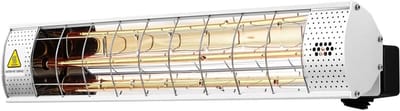 Terrasverwarmer Infrarood - Buiten Heater - Terras Verwarmen - Geruisloze Warmteverspreiding - 56 x 72 cm - Zilver
