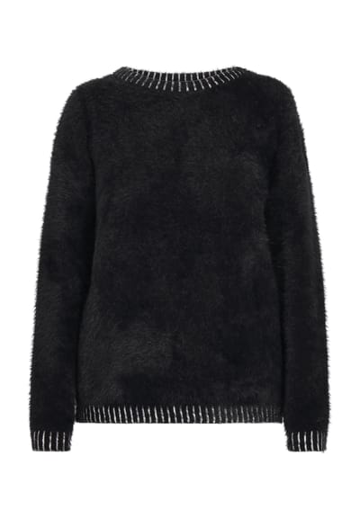 usha Jumper Dames zwart en wit