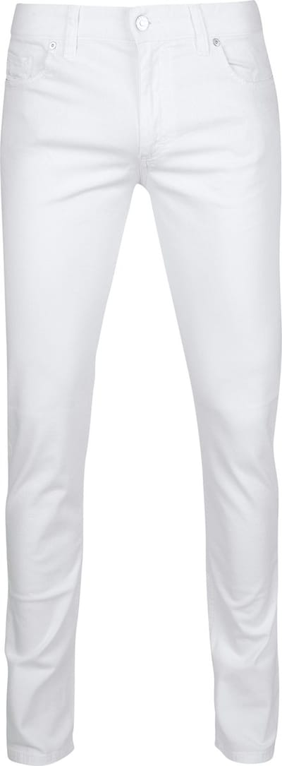 Alberto Pipe Denim Wit - Maat W 32 - L 34 - Heren - Jeans