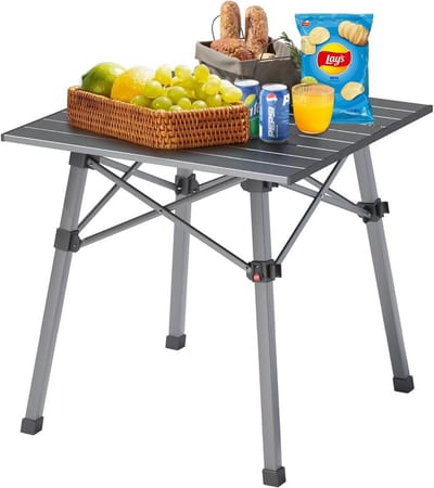 Opvouwbare Aluminium Campingtafel Lichtgewicht XXL & Verstelbaar - Inclusief Draagtas