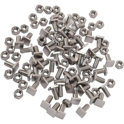 50 Sets RVS Kas Schroeven Snelle Montage M6 X 13 Schroeven M6 Moeren Gereedschap Assortimentset