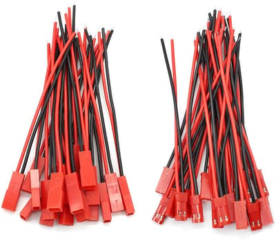 Store_8 - D-Orange 20 Pairs Plug 2 Pin Male Female met Kabel 10cm - LED Lamp Strips - Duurzaam - Elektrische aansluitingen - Geschikt ...