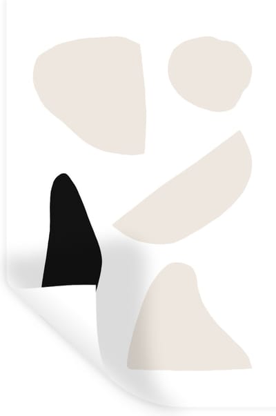 Muurstickers - Sticker Folie - Pastel - Abstract - Minimalisme - 20x30 cm - Plakfolie - Muurstickers Kinderkamer - Zelfklevend Behang - Zelfklevend behangpapier - Stickerfolie