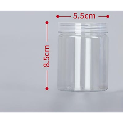 Bocal transparent à large ouverture Réservoir à céréales divers Seau de stockage de nourriture à noix Emballage réutilisable Scellé contre l'humidité Boîtes à poussière