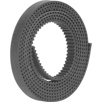 3D-printen Open Distributieriem Rubber Glasvezel Synchrone Riem 1 Meter Lengte 6mm Breedte black
