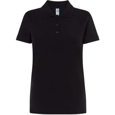 JHK Dames/Dames Regular Poloshirt (Zwart)