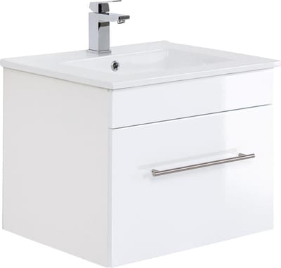 Wastafelkast Ivar Wit - Breedte 61.5 cm - Hoogte 49.7 cm - Diepte 46.5 cm