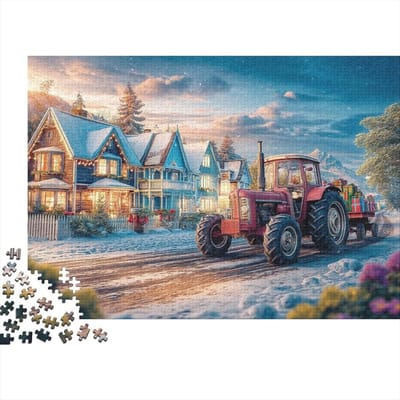 Legpuzzel - Puzzelstukjes - Ontspanning thuis - Gedetailleerde illustratie - 1000 stukjes - Multicolor