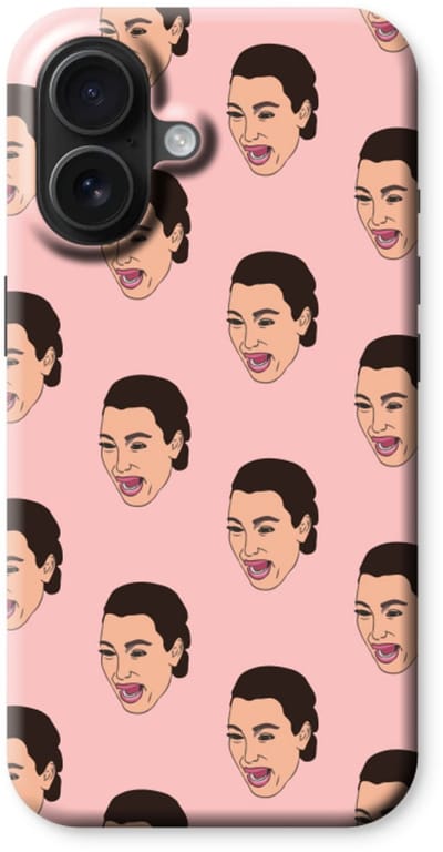 Case Company® - Hoesje geschikt voor iPhone 16 hoesje - Ugly Cry Call - Tough Case - Maximale Bescherming alle Kanten en Schermrand
