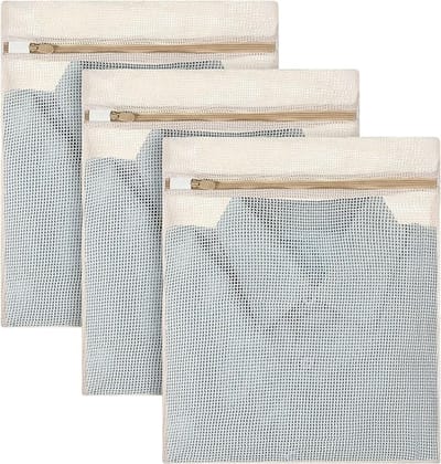 3 stuks waszakken voor wasmachine - beschermend wasnet voor kleding