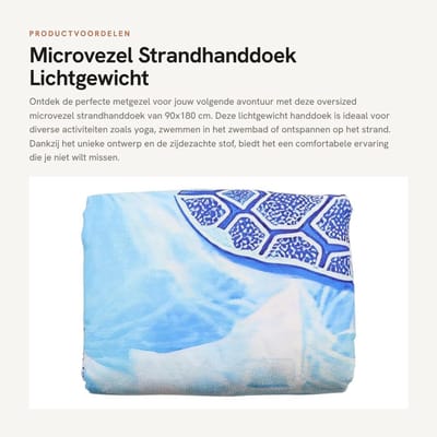 Dailygoods- Strandhanddoek 90x180cm - Microvezel Lichtgewicht - Oversized Extra Groot - Dun Reis/Strandaccessoire - Uniek Ontwerp - Ideaal voor Yoga/Pilates - Strandlaken