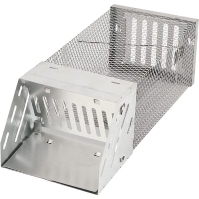 Piège à souris Réutilisable Automatique Continu Cage de Capture Rats Souris pour Centre Commercial Restaurant Entrepôt white