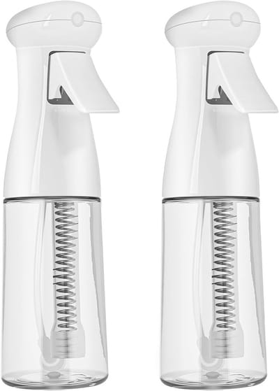 Ultrafine Spray Bottle 200ml, 2-Pack Fijne Sprayflessen voor Planten, Haar en Schoonmaak, Vernevelaar met Extra Fijne Mist