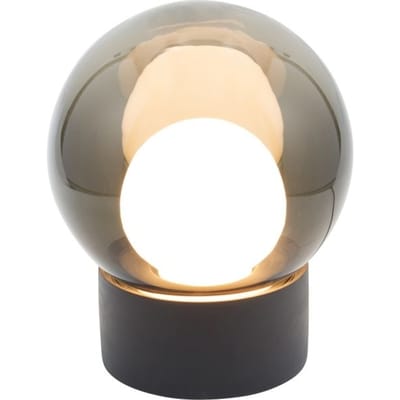 Pulpo Pulpo Boule Tafellamp Small - rookgrijs/ opaalwit/ zwart - zwart