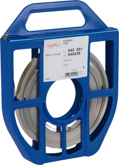 Dehn Roestvrij Staal Spanband 14x0.3mm 50m Met Spoeldoos - 540931