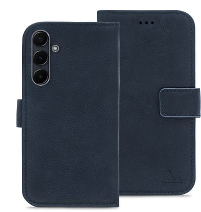 My Style Telefoonhoesje geschikt voor Samsung Galaxy A35 Hoesje | My Style Flex Wallet Bookcase Portemonnee | Pasjeshouder voor 3 Pasjes | Telefoonhoesje voor Pinpas / OV Kaart / Rijbewijs - Royal Blue | Blauw
