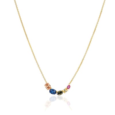SIF JAKOBS JEWELLERY ELLISSE CINQUE NECKLACE SJ-N2332-XCZ-YG