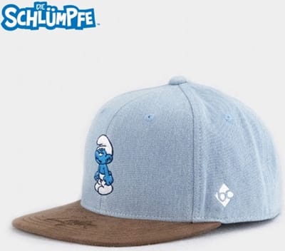 De Smurfen BAVARIAN CAPS - Snapback Cap - Moppersmurf - 56 cm