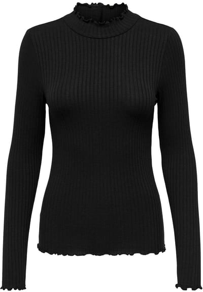 JDY - JDYFRANSISKA L/S HIGHNECK TOP JRS Dames Top