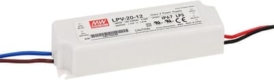 Mean Well LED Trafo 20W 12V DC 1670mA IP67 CV