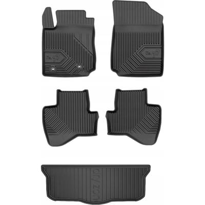 FROGUM Line 77 / DryZone – Automatten & Kofferbakmat Set – Perfecte Pasvorm – Geurloos TPE – Duurzame Bescherming