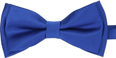 Sorprese Strik - 100% Zijde - Cobalt Blauw - Rib - Vlinderstrik - Zijden Strik - Vlinderdas