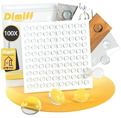 Rubber Buffer - 100 Stuks Transparant Zelfklevend voor Geluidsreductie