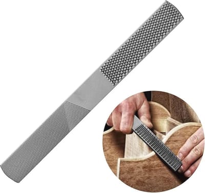 4 in 1 Halve Ronde Platte Rasp voor Hout, Kunststof en Metaal - Handgereedschap voor Timmerwerk